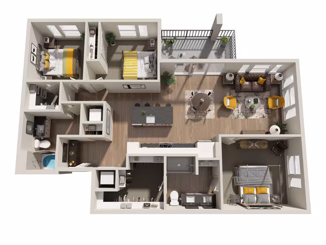 Steele High 1301 floor plan